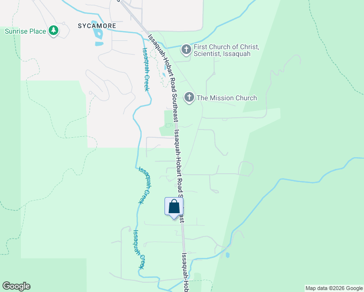map of restaurants, bars, coffee shops, grocery stores, and more near 10506 238th Way Southeast in Issaquah