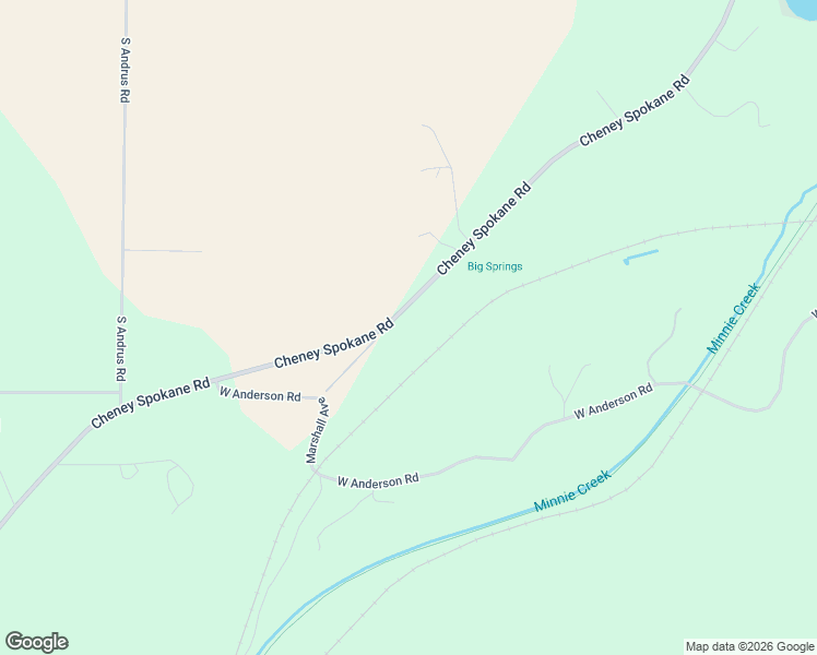 map of restaurants, bars, coffee shops, grocery stores, and more near 15709 Cheney Spokane Road in Cheney