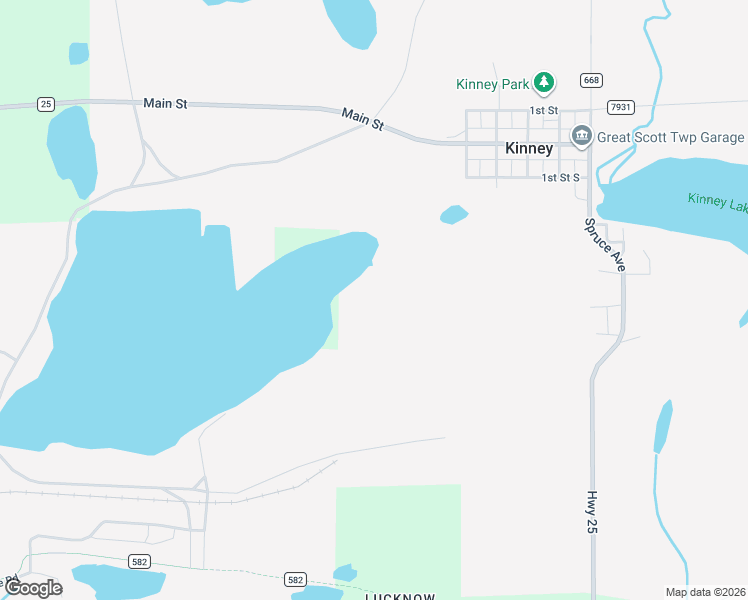 map of restaurants, bars, coffee shops, grocery stores, and more near in Kinney