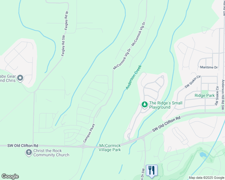 map of restaurants, bars, coffee shops, grocery stores, and more near 3508 Campus Parkway in Port Orchard
