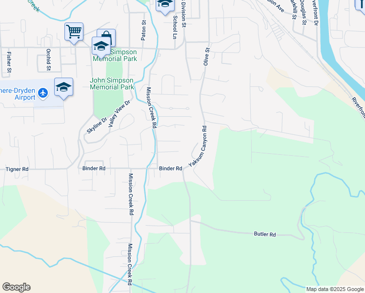 map of restaurants, bars, coffee shops, grocery stores, and more near 5189 Mission Creek Road in Cashmere