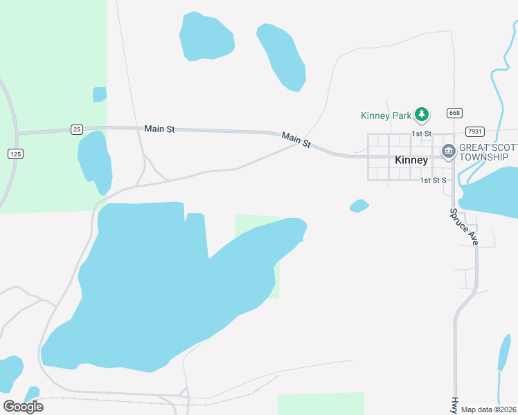 map of restaurants, bars, coffee shops, grocery stores, and more near in Kinney