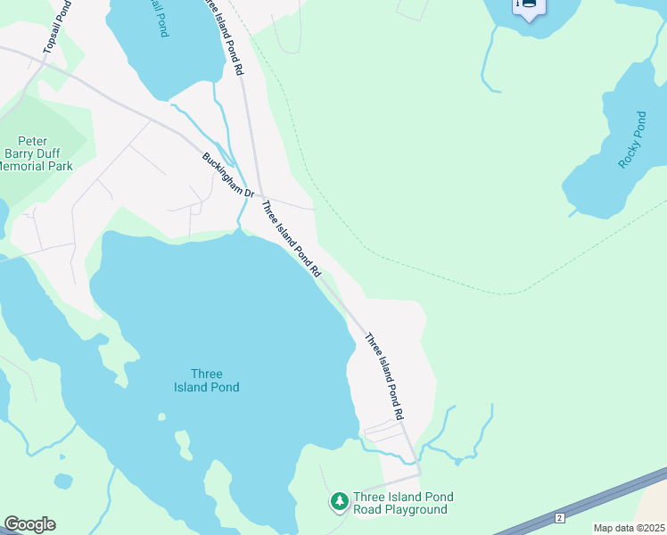 map of restaurants, bars, coffee shops, grocery stores, and more near 189 Three Island Pond Road in Paradise