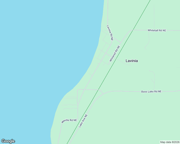 map of restaurants, bars, coffee shops, grocery stores, and more near 5205 Lavinia Road Northeast in Bemidji