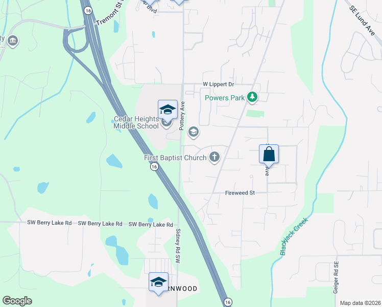 map of restaurants, bars, coffee shops, grocery stores, and more near 2250 Sidney Avenue in Port Orchard