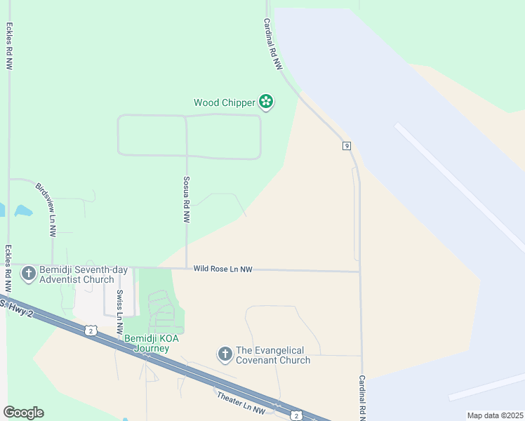 map of restaurants, bars, coffee shops, grocery stores, and more near 4766 Sosua Road Northwest in Bemidji
