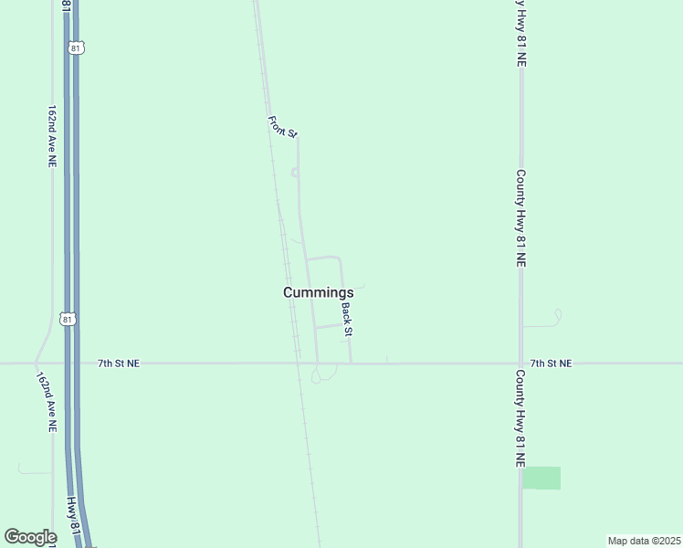 map of restaurants, bars, coffee shops, grocery stores, and more near Back Street in Traill