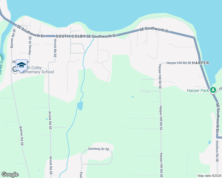 map of restaurants, bars, coffee shops, grocery stores, and more near 3233 Marjorie Lane Southeast in Port Orchard