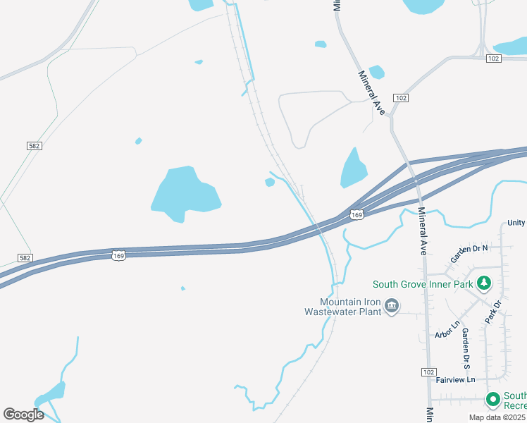 map of restaurants, bars, coffee shops, grocery stores, and more near in Mountain Iron