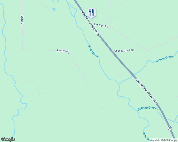 map of restaurants, bars, coffee shops, grocery stores, and more near 1018 Remicks Rd in Condon