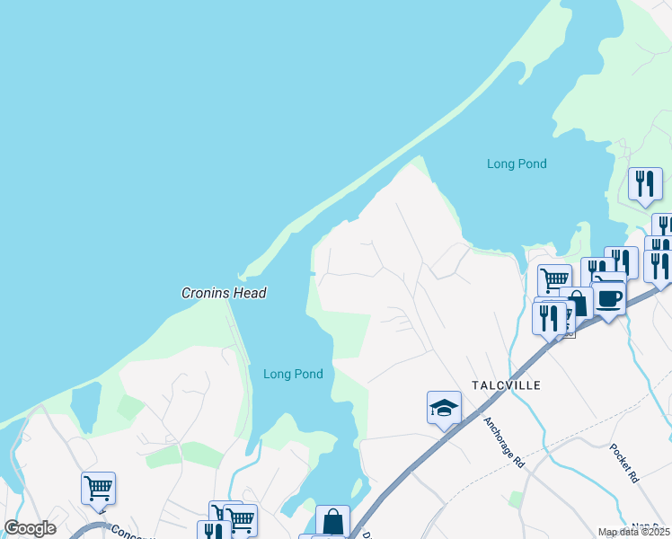 map of restaurants, bars, coffee shops, grocery stores, and more near 2 Commodore Place in Conception Bay South