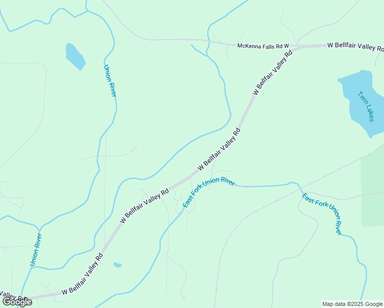 map of restaurants, bars, coffee shops, grocery stores, and more near 9600 West Belfair Valley Road in Bremerton