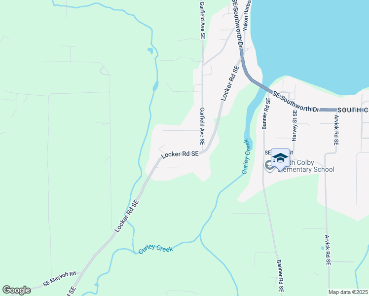 map of restaurants, bars, coffee shops, grocery stores, and more near 3144 Locker Road Southeast in Port Orchard