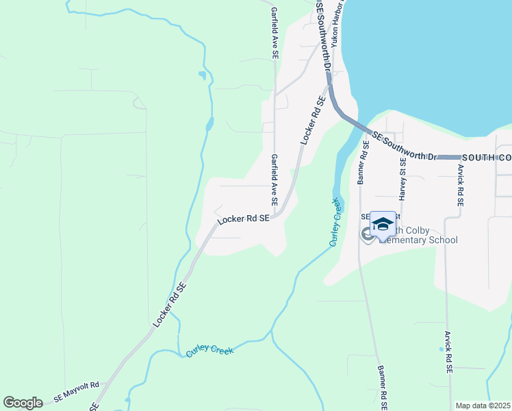 map of restaurants, bars, coffee shops, grocery stores, and more near 3144 Locker Road Southeast in Port Orchard