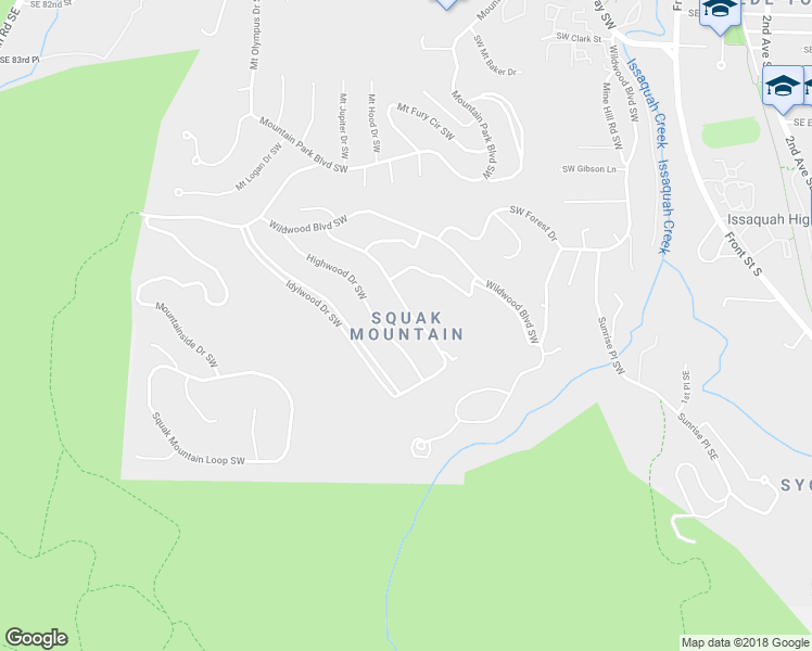 map of restaurants, bars, coffee shops, grocery stores, and more near 1000 Greenwood Boulevard Southwest in Issaquah