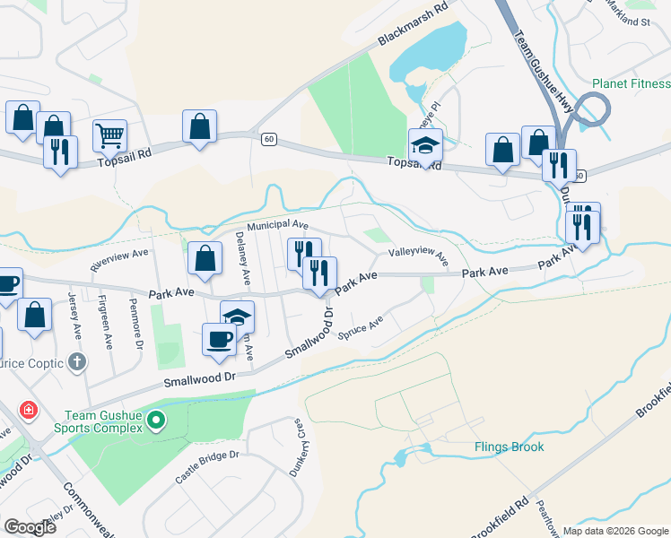 map of restaurants, bars, coffee shops, grocery stores, and more near 9 Sycamore Place in Mount Pearl