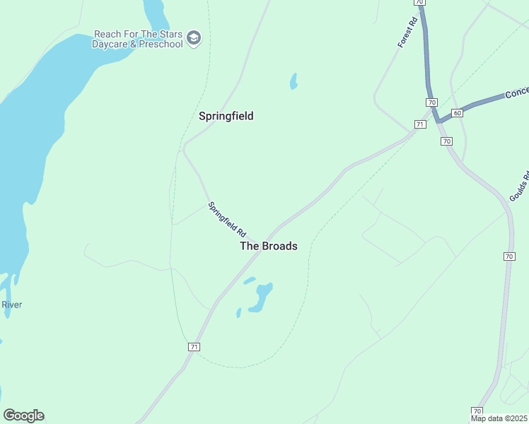 map of restaurants, bars, coffee shops, grocery stores, and more near 34 Hodgewater Line in The Broads