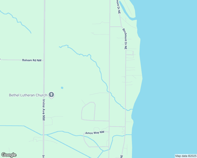 map of restaurants, bars, coffee shops, grocery stores, and more near 5389 Bemidji Avenue North in Bemidji