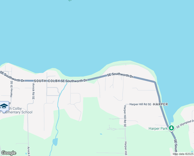 map of restaurants, bars, coffee shops, grocery stores, and more near 9159 Southeast Southworth Drive in Port Orchard