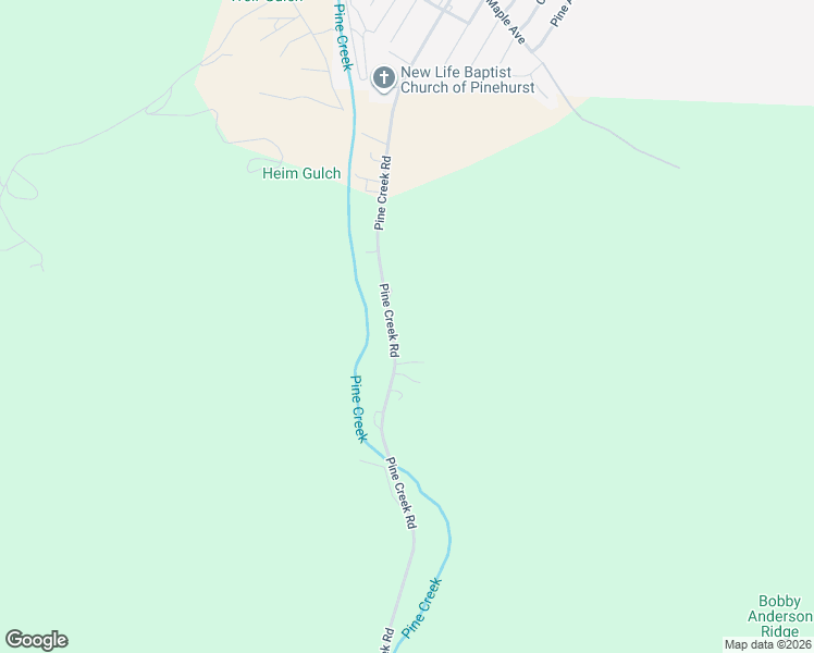 map of restaurants, bars, coffee shops, grocery stores, and more near 1835 Pine Creek Road in Pinehurst