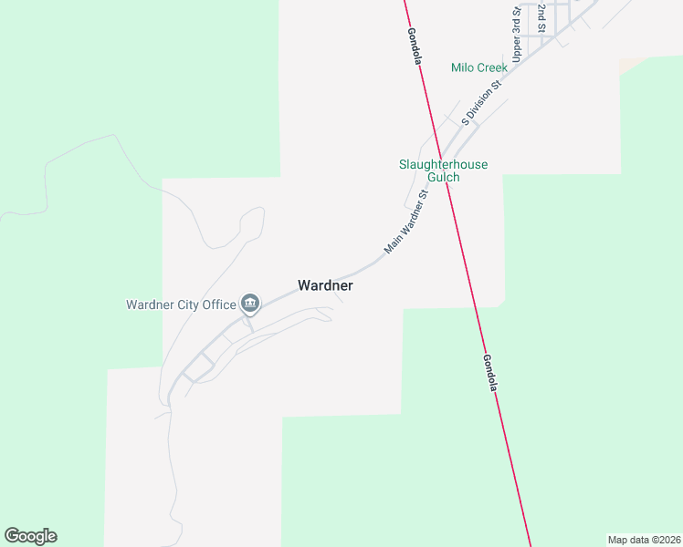 map of restaurants, bars, coffee shops, grocery stores, and more near 432 Main Street in Wardner