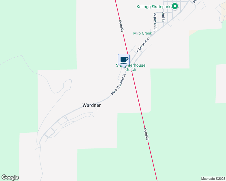 map of restaurants, bars, coffee shops, grocery stores, and more near 336 Main Street in Kellogg