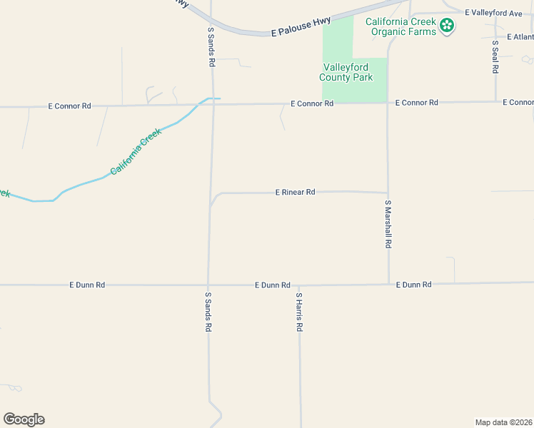 map of restaurants, bars, coffee shops, grocery stores, and more near 10916 East Rinear Road in Valleyford