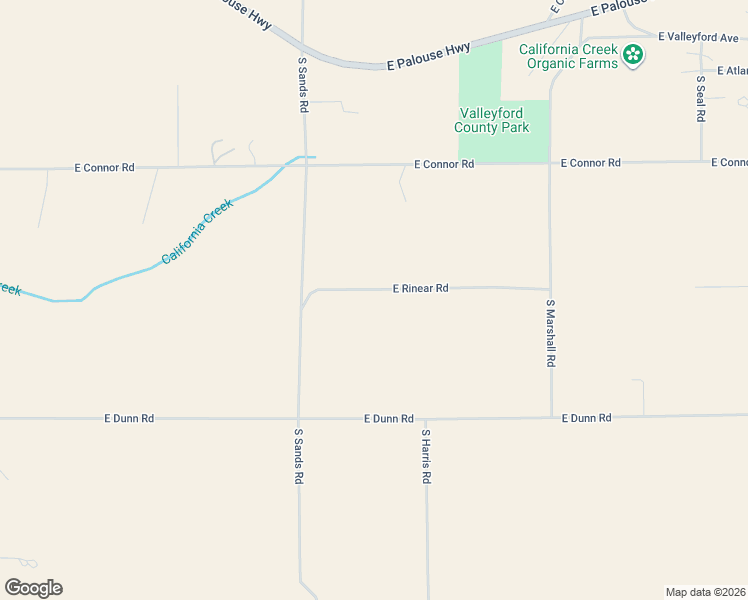 map of restaurants, bars, coffee shops, grocery stores, and more near 10916 East Rinear Road in Valleyford