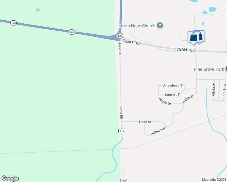 map of restaurants, bars, coffee shops, grocery stores, and more near 5635 Lane 55 in Aurora