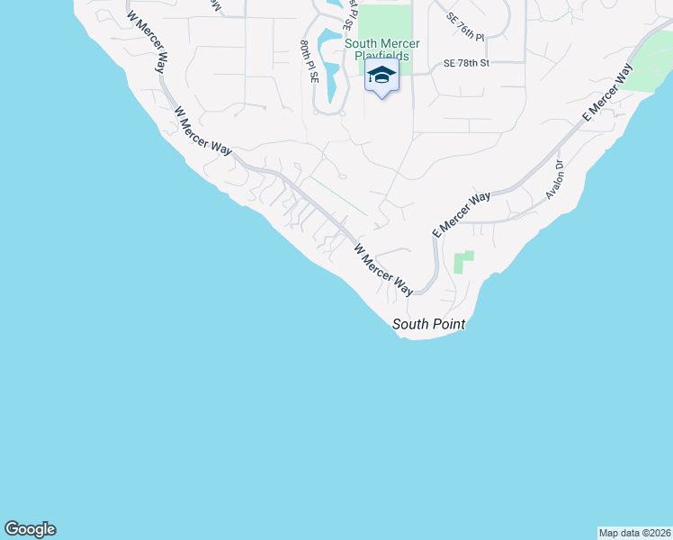 map of restaurants, bars, coffee shops, grocery stores, and more near 8279 West Mercer Way in Mercer Island