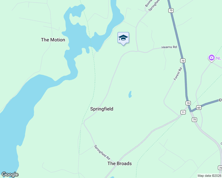 map of restaurants, bars, coffee shops, grocery stores, and more near 151 Springfield Road in South River