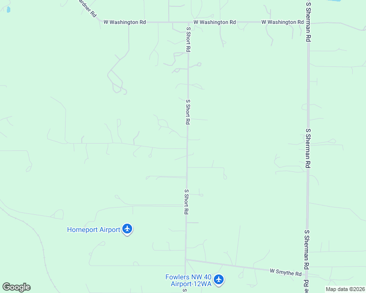 map of restaurants, bars, coffee shops, grocery stores, and more near 13707 South Short Road in Cheney