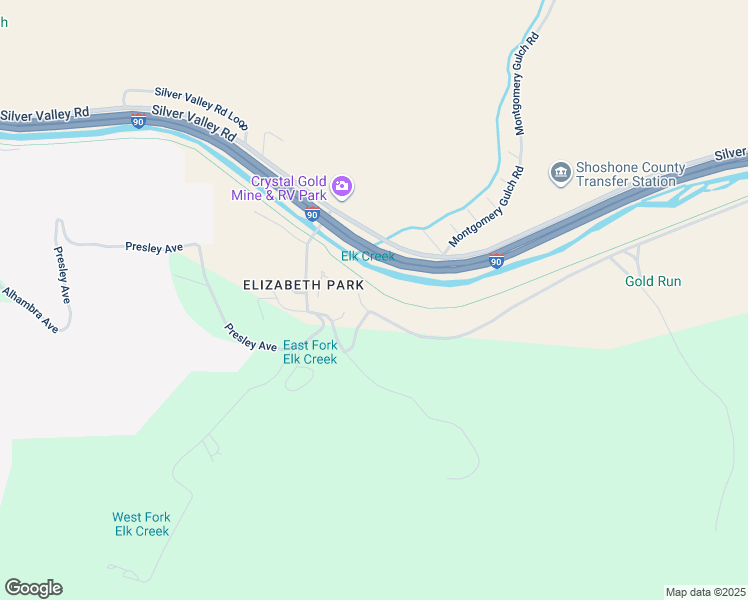 map of restaurants, bars, coffee shops, grocery stores, and more near in Wardner