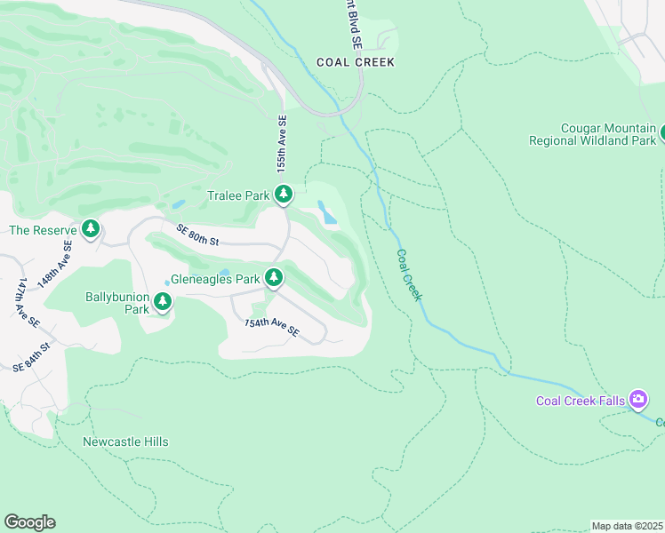 map of restaurants, bars, coffee shops, grocery stores, and more near 15546 Southeast 79th Place in Newcastle