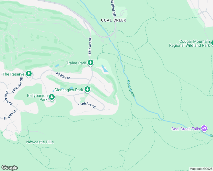 map of restaurants, bars, coffee shops, grocery stores, and more near 15546 Southeast 79th Place in Newcastle