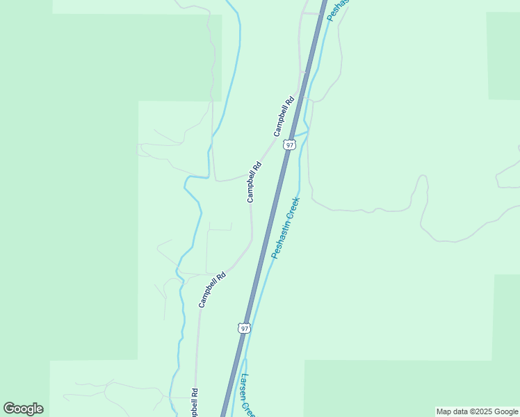 map of restaurants, bars, coffee shops, grocery stores, and more near 6296 U.S. 97 in Peshastin