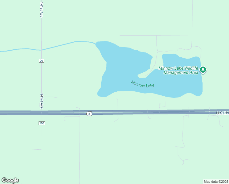 map of restaurants, bars, coffee shops, grocery stores, and more near 14594 U.S. 2 in Bagley