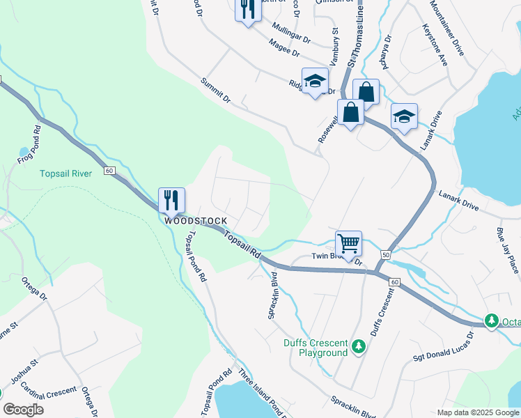 map of restaurants, bars, coffee shops, grocery stores, and more near 5 Port Rexton Place in Paradise