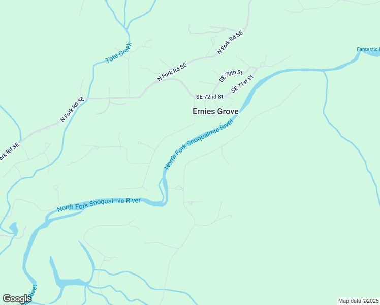 map of restaurants, bars, coffee shops, grocery stores, and more near 7400 442nd Place Southeast in Snoqualmie