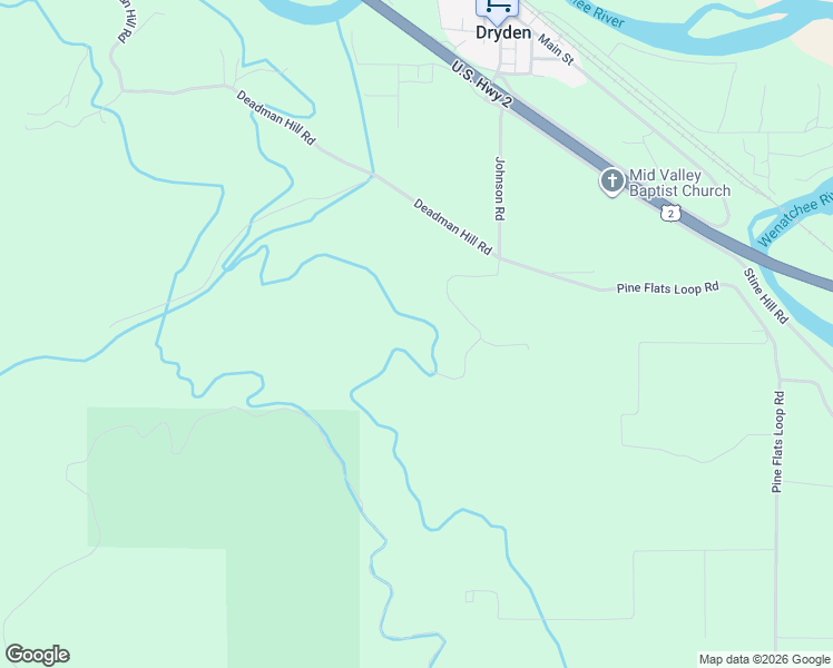 map of restaurants, bars, coffee shops, grocery stores, and more near 6391 Goehner Road in Cashmere
