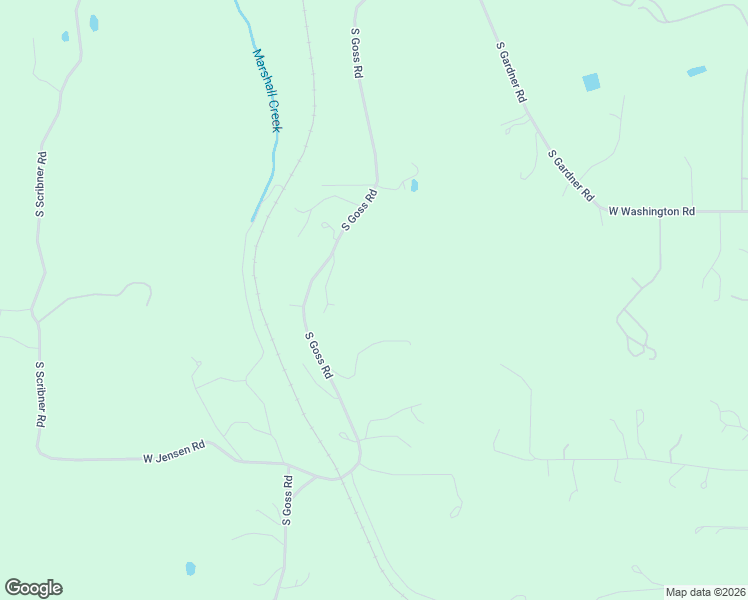 map of restaurants, bars, coffee shops, grocery stores, and more near 13313 South Goss Road in Cheney