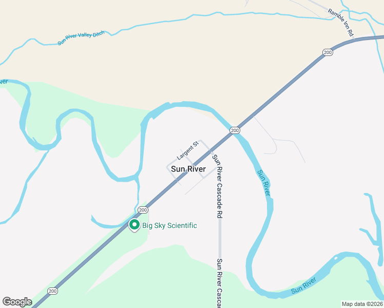 map of restaurants, bars, coffee shops, grocery stores, and more near in Sun River