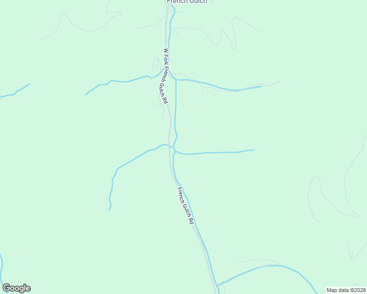 map of restaurants, bars, coffee shops, grocery stores, and more near 1031 French Gulch Road in Shoshone County