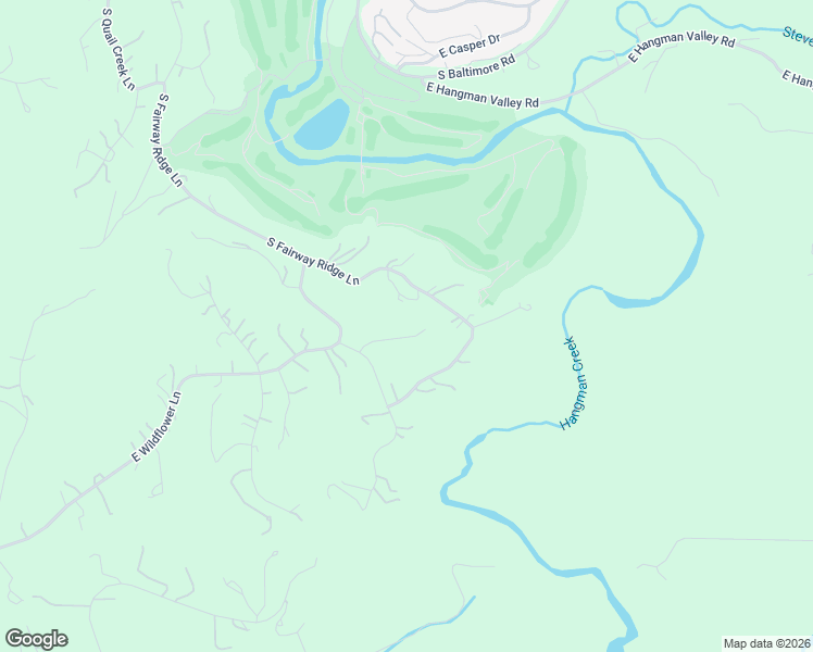 map of restaurants, bars, coffee shops, grocery stores, and more near 2115 E Huckleberry Ln in Spokane