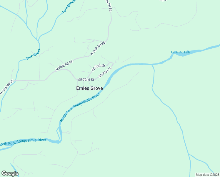 map of restaurants, bars, coffee shops, grocery stores, and more near 7327 Moon Valley Road Southeast in North Bend