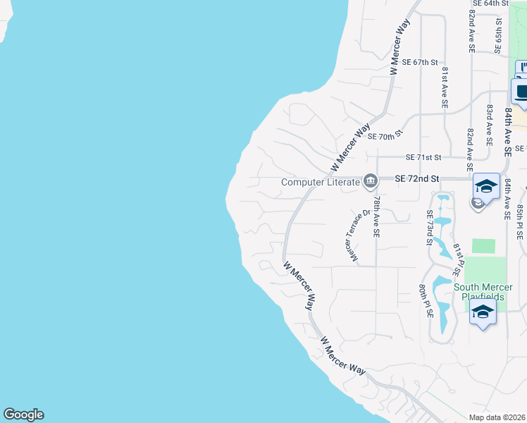 map of restaurants, bars, coffee shops, grocery stores, and more near 525 Park Avenue North in Renton