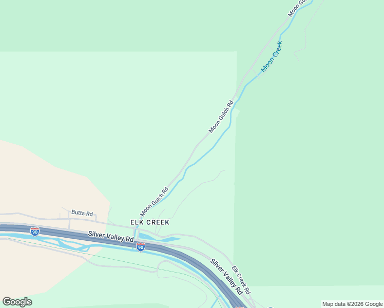 map of restaurants, bars, coffee shops, grocery stores, and more near 363 Moon Gulch Road in Kellogg