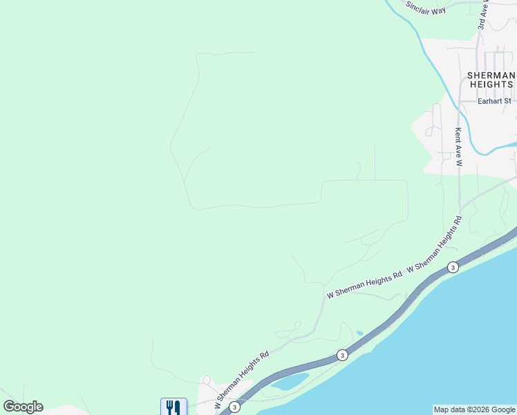 map of restaurants, bars, coffee shops, grocery stores, and more near 2571 Sand Dollar Road West in Bremerton