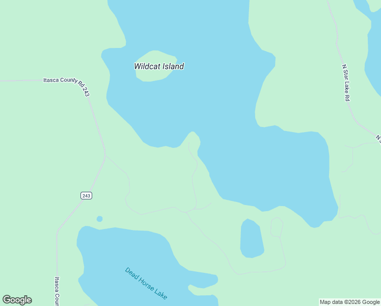 map of restaurants, bars, coffee shops, grocery stores, and more near 38617 West North Star Lake Road in Marcell