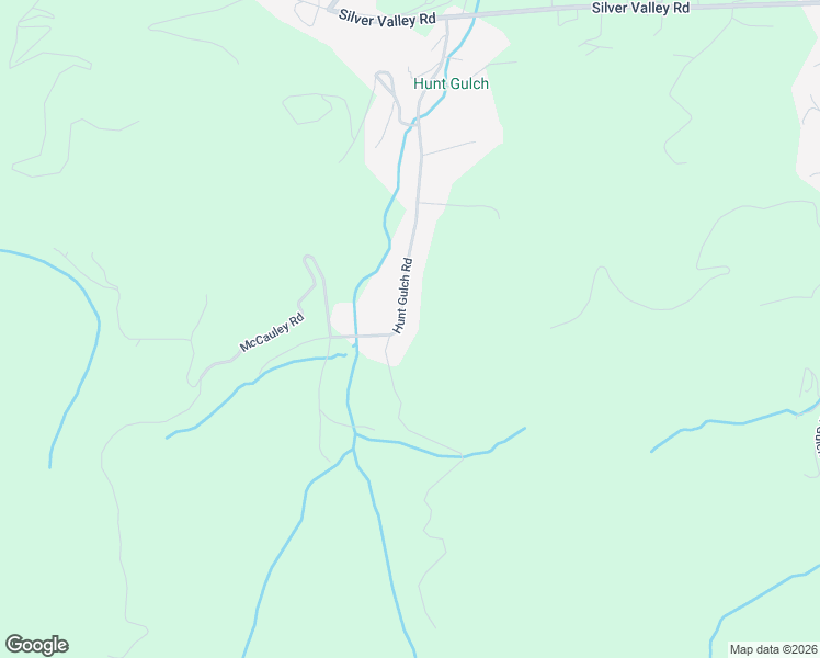 map of restaurants, bars, coffee shops, grocery stores, and more near 535 Hunt Gulch Road in Shoshone County